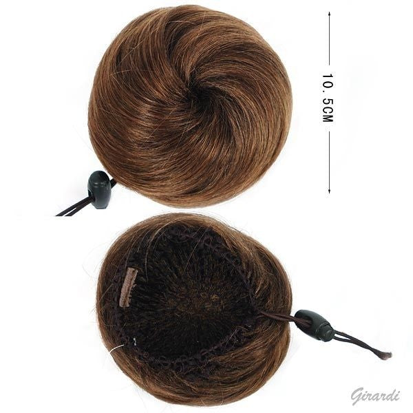 Chignon con capelli in modacrilico