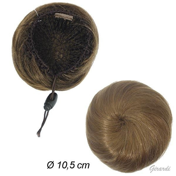 Chignon con capelli in modacrilico