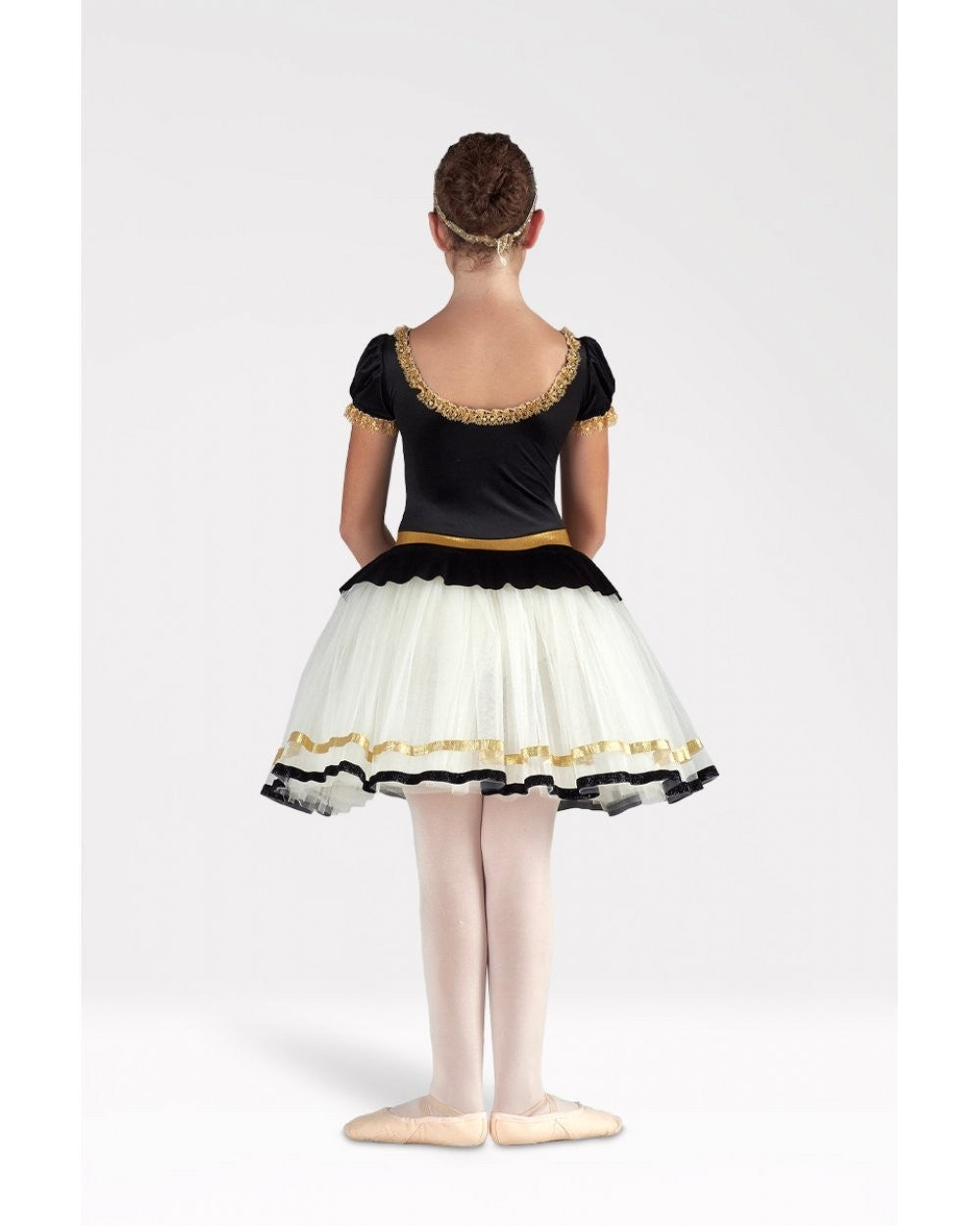Tutù Mezzo Degas con Inserto Damascato T484