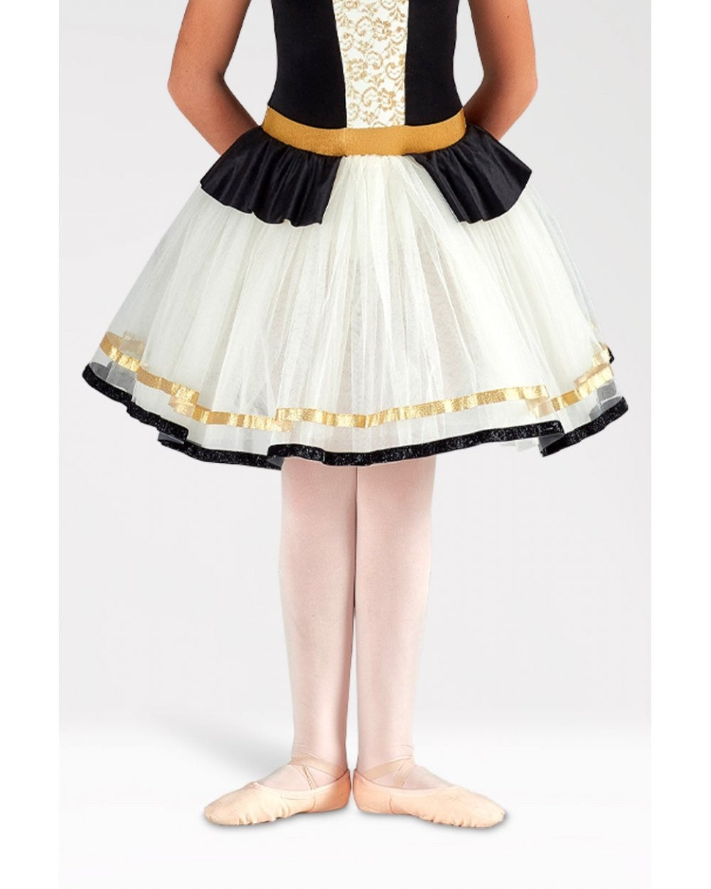 Tutù Mezzo Degas con Inserto Damascato T484