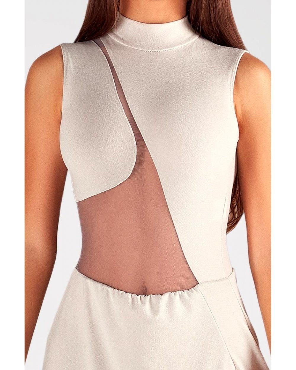 Body con Scollo all'Americana e Gonna Lunga M240