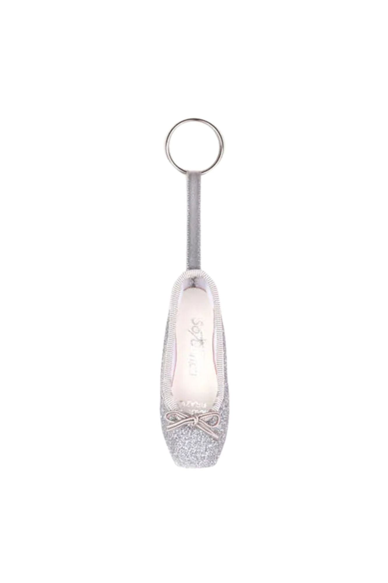 Portachiavi a forma di scarpetta da punta glitter So Dança