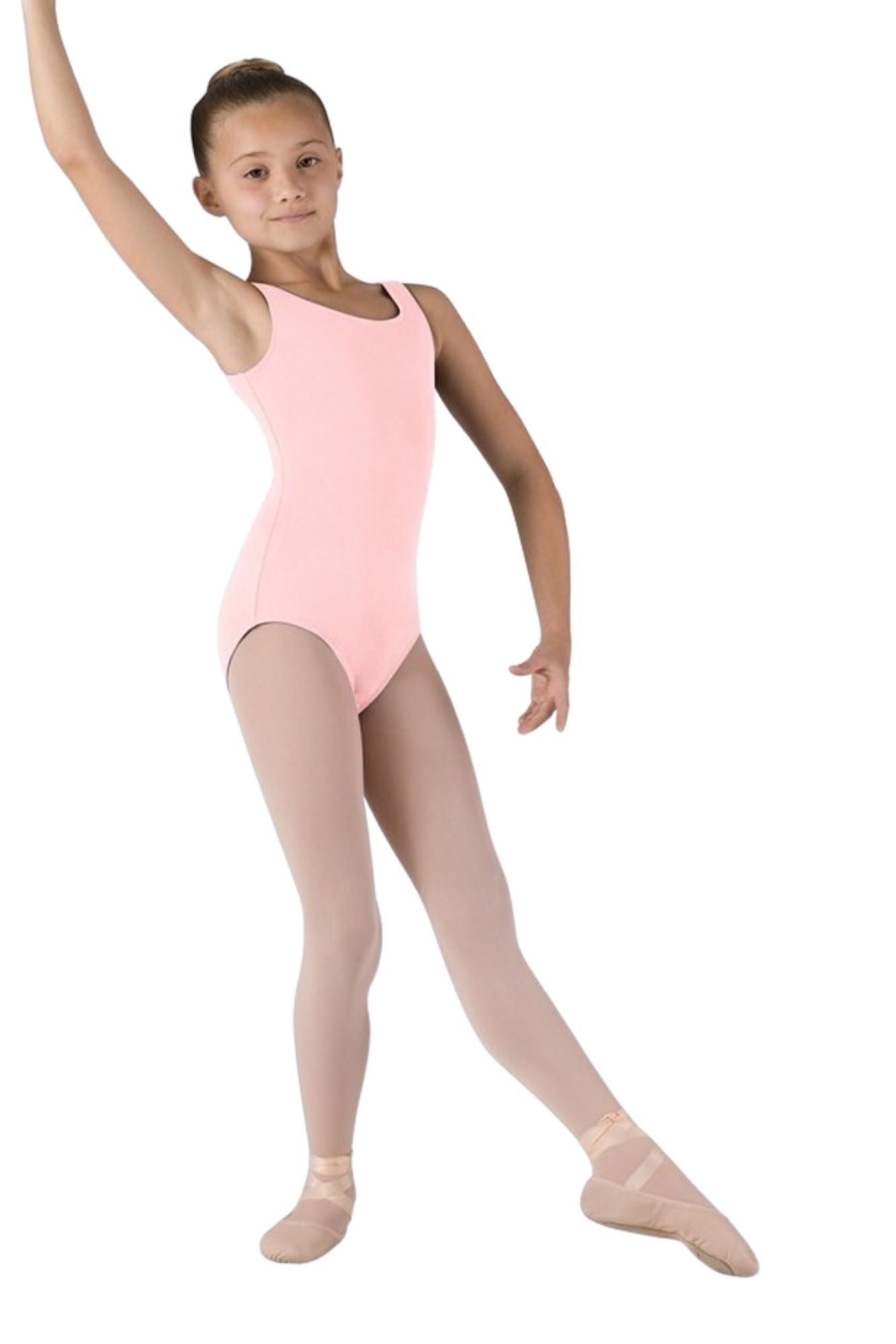 Body danza in cotone senza maniche Bloch CL5405