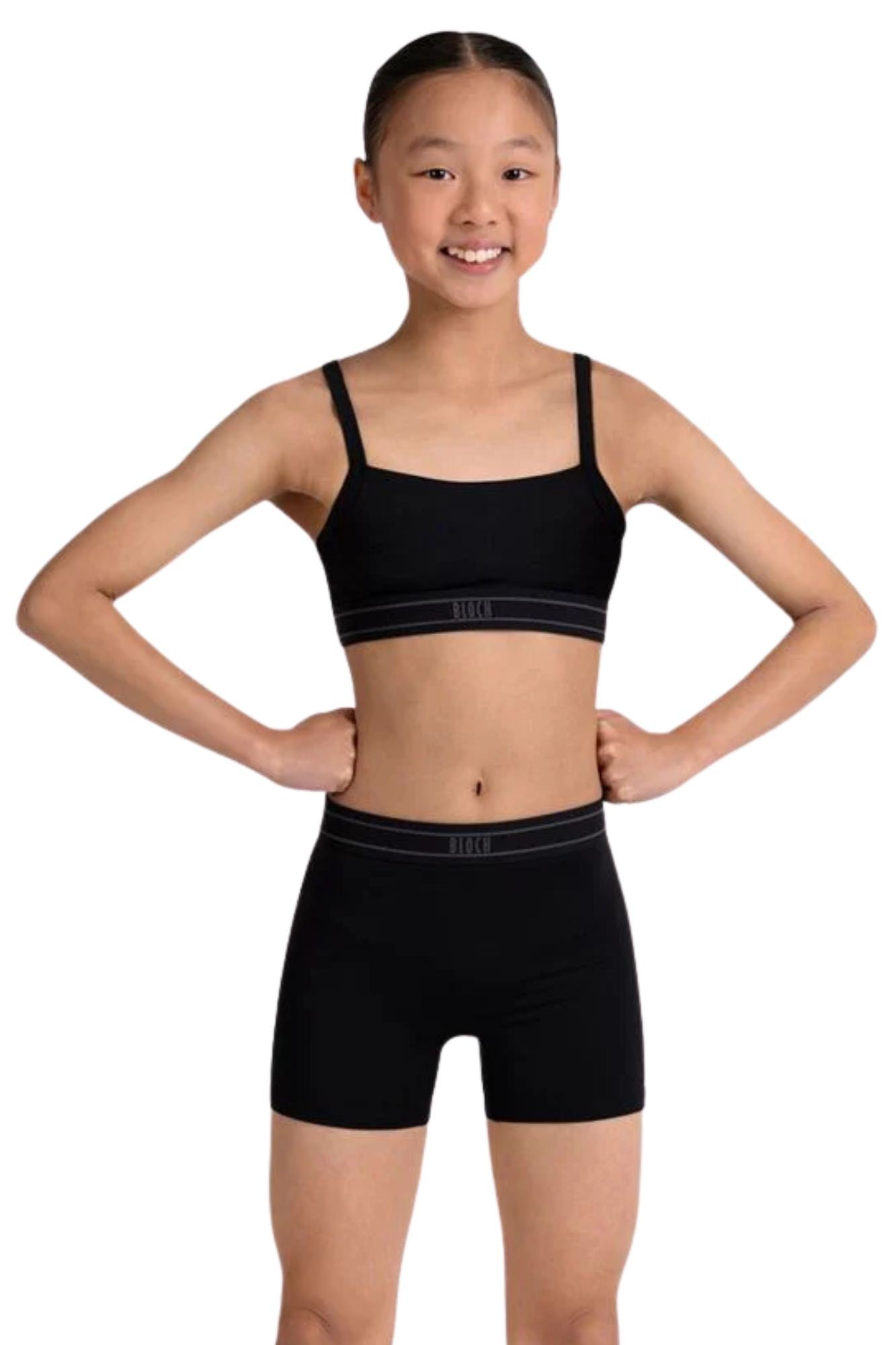 Short Bloch Plestra Bambina CR90004 – Short da Danza Bambina con Logo
