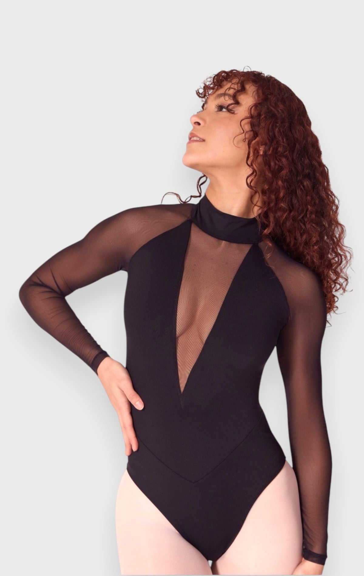 Body danza Capezio con maniche lunghe