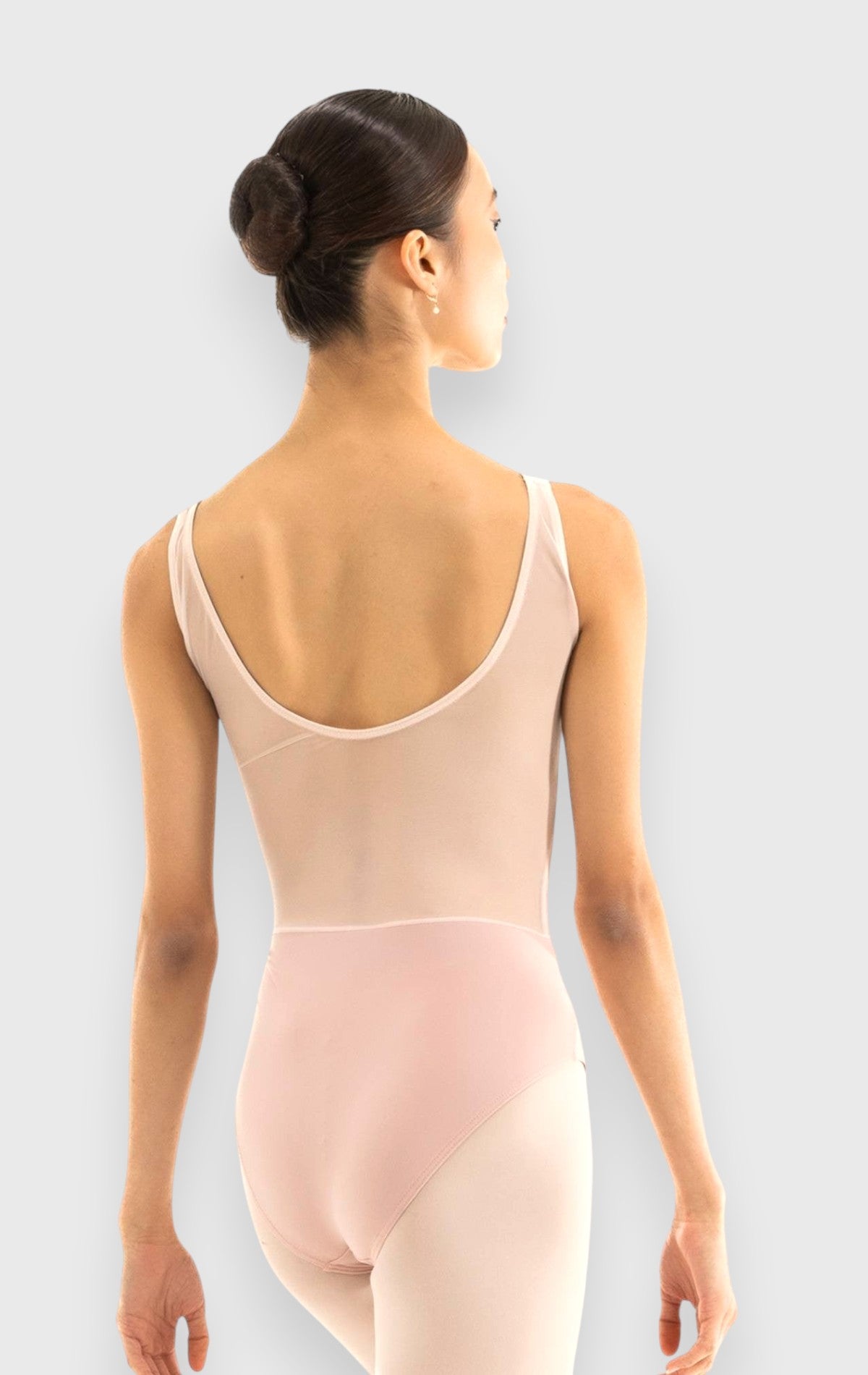 Body TRINITY Grishko – Body con Scollo a Barca, Dettagli in Velluto e Inserti in Mesh