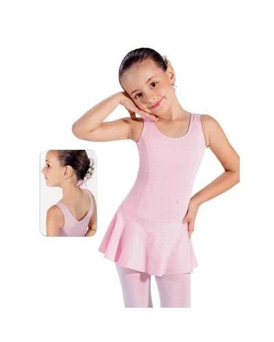 Maillot con falda de color rosa-Y-10709-10710 por Lo Dança 