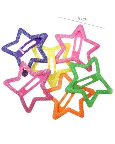 Clip Click-Clack in the shape of a star fluo