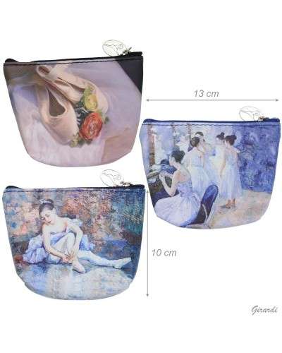 Purse with effect painting