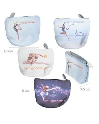Mini clutch bag with pictures of rhythmic gymnastics 
