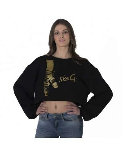 Likeg Gold glitter Print Sweatshirt