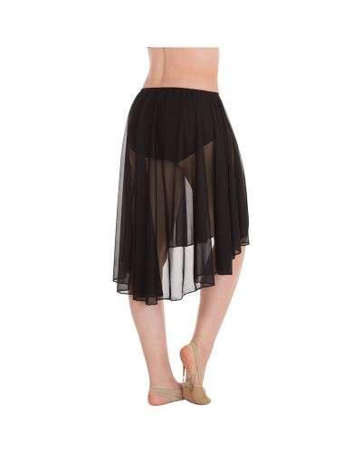 Asymmetrical knee length skirt 989