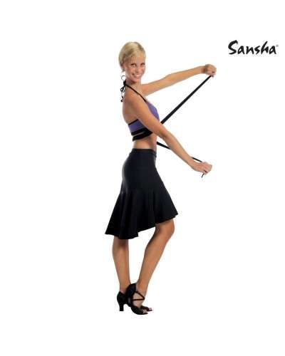 Falda de baile de salsa Sansha