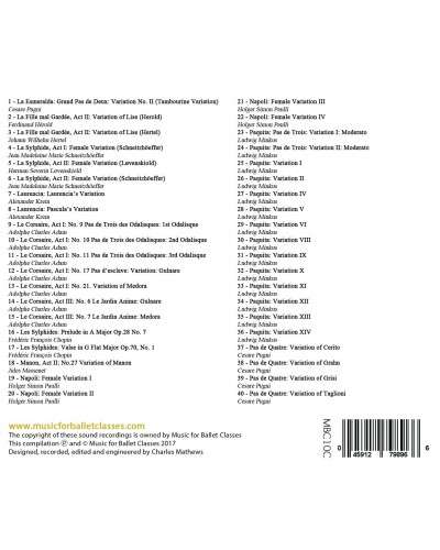 Cofanetto CD danza "Female Variations" di Charles Mathews