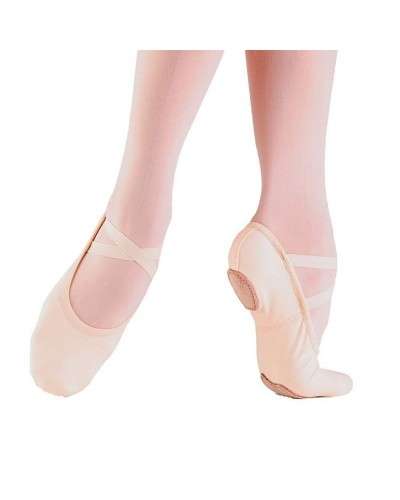 Zapatillas de media punta VEGANA en lona elástica So Dança SD16