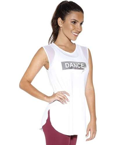 So dança sleeveless T-shirt RDE-1758NB