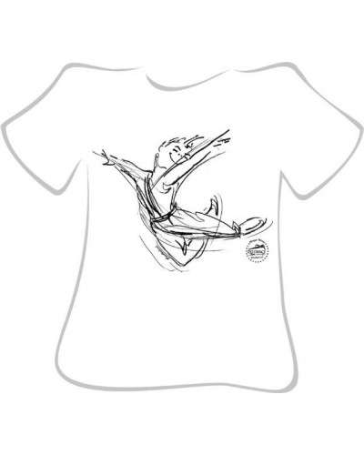 T-shirt con disegni ballerina DINA NINA da bambino