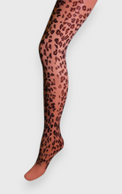 Collant con fanatasia leopardata