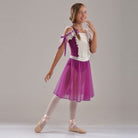 Vestito con doppia gonna in scintilla 2311