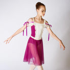 Vestito con doppia gonna in scintilla 2311