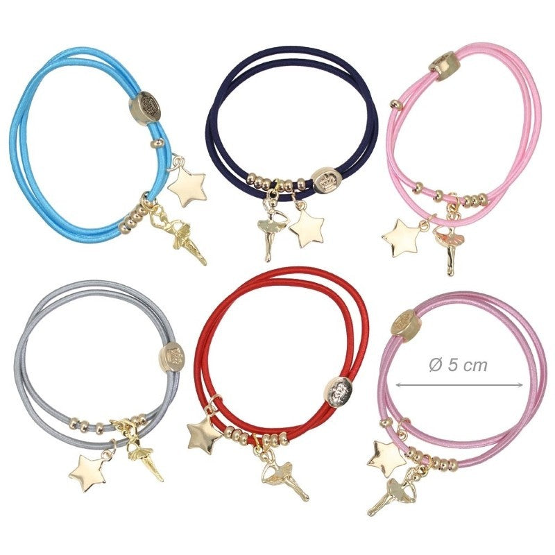 Bracciale Elastico con Ballerina e Stella