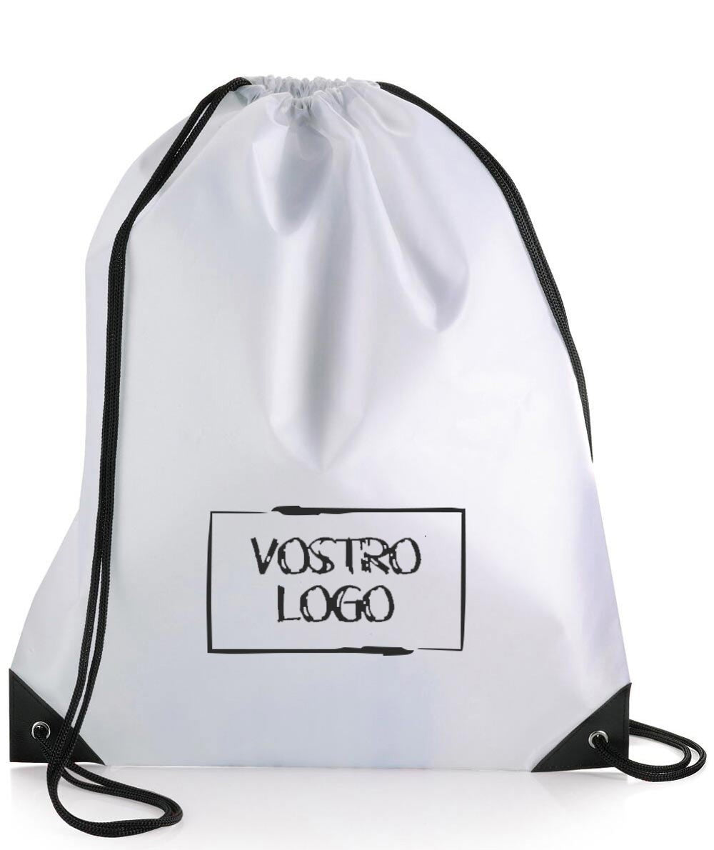 Zaino in poliestere con angoli rinforzati con logo M13550