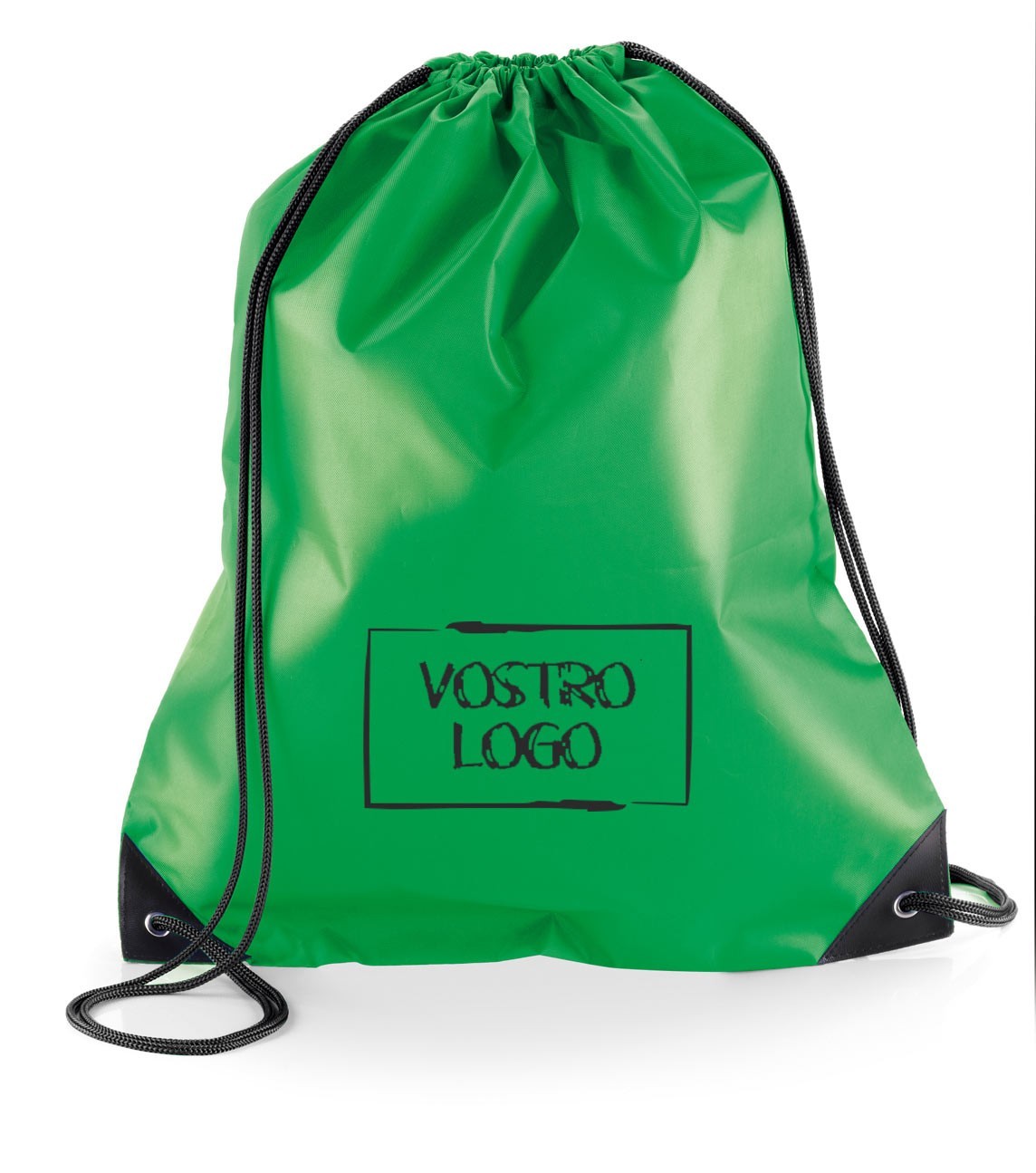 Zaino in poliestere con angoli rinforzati con logo M13550