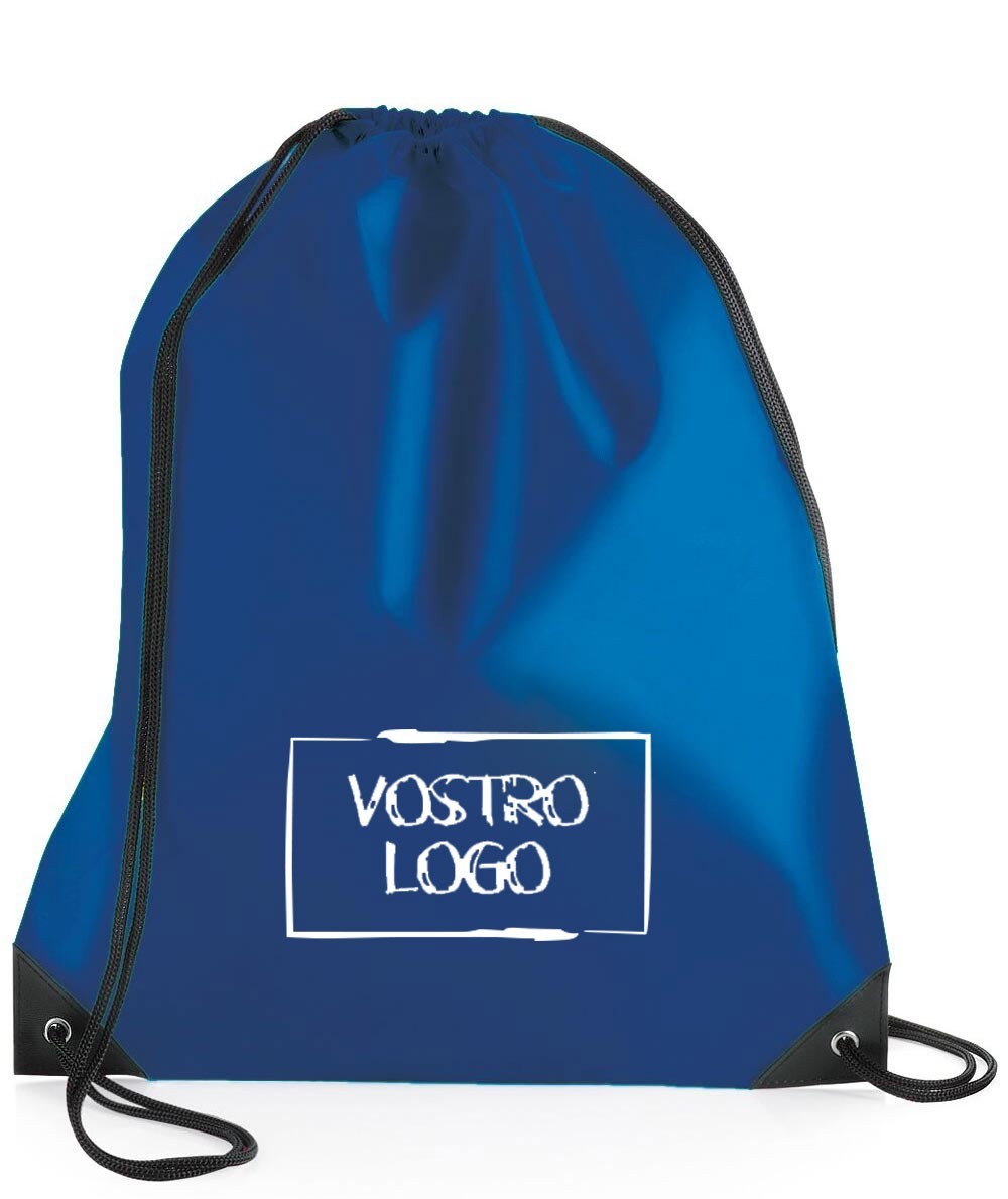 Zaino in poliestere con angoli rinforzati con logo M13550