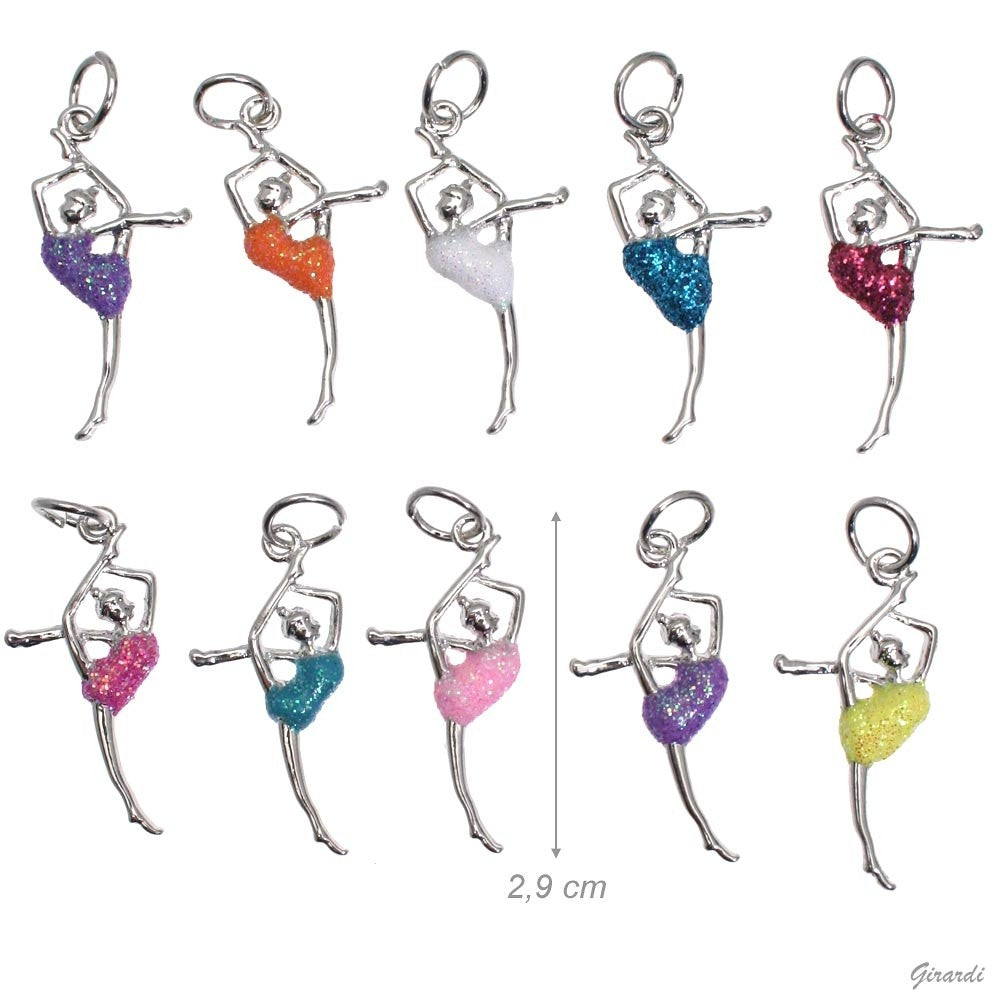 Ciondolo ritmica ginnasta con palla