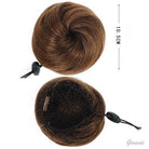 Chignon con capelli in modacrilico