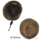 Chignon con capelli in modacrilico