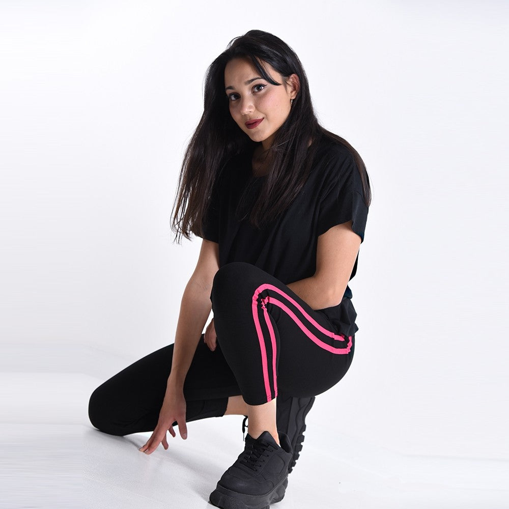 Leggings con bande laterali 05C