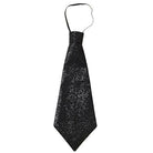 Cravatta nera glitter 9364B