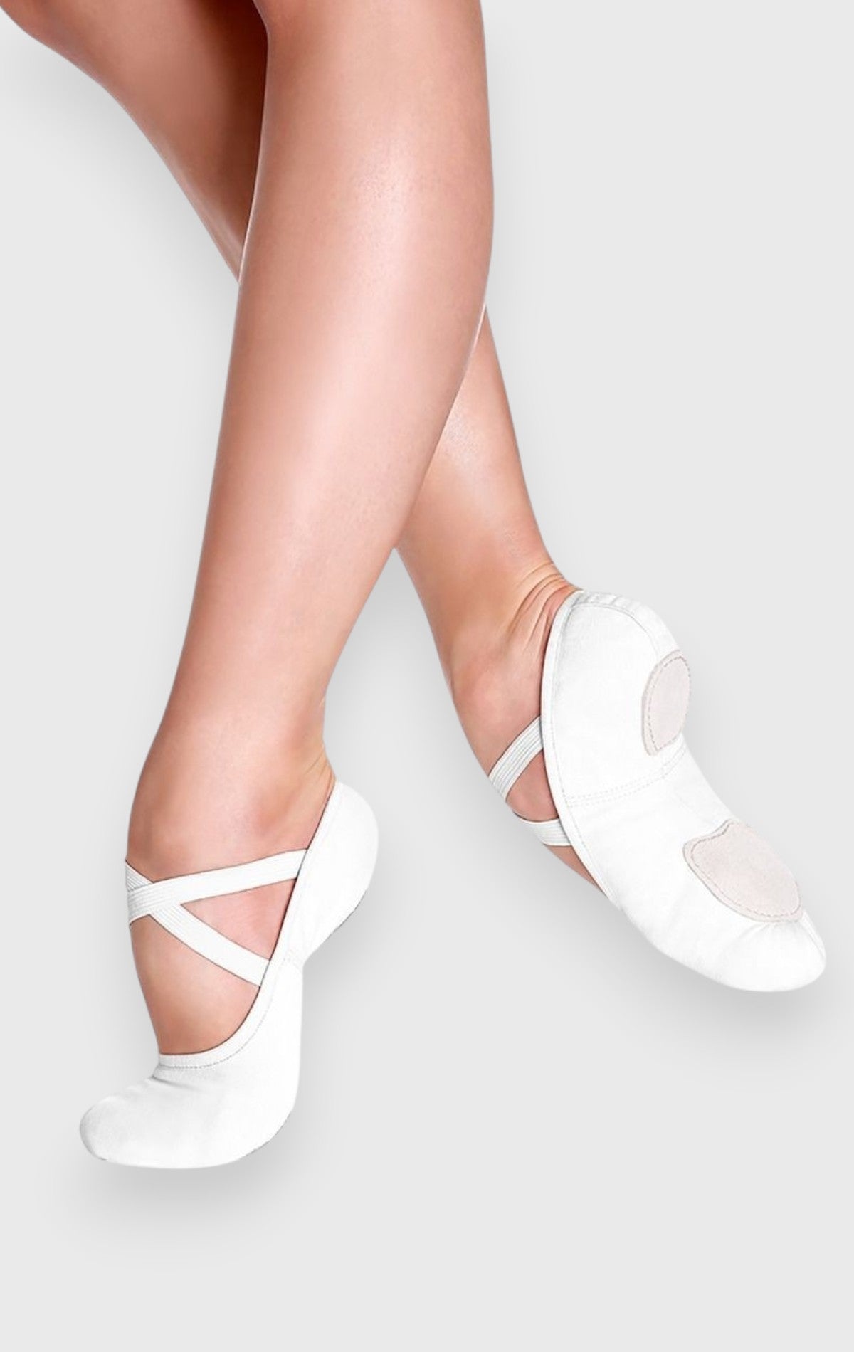 Mezzapunta bianca So Dança elasticizzata SD16