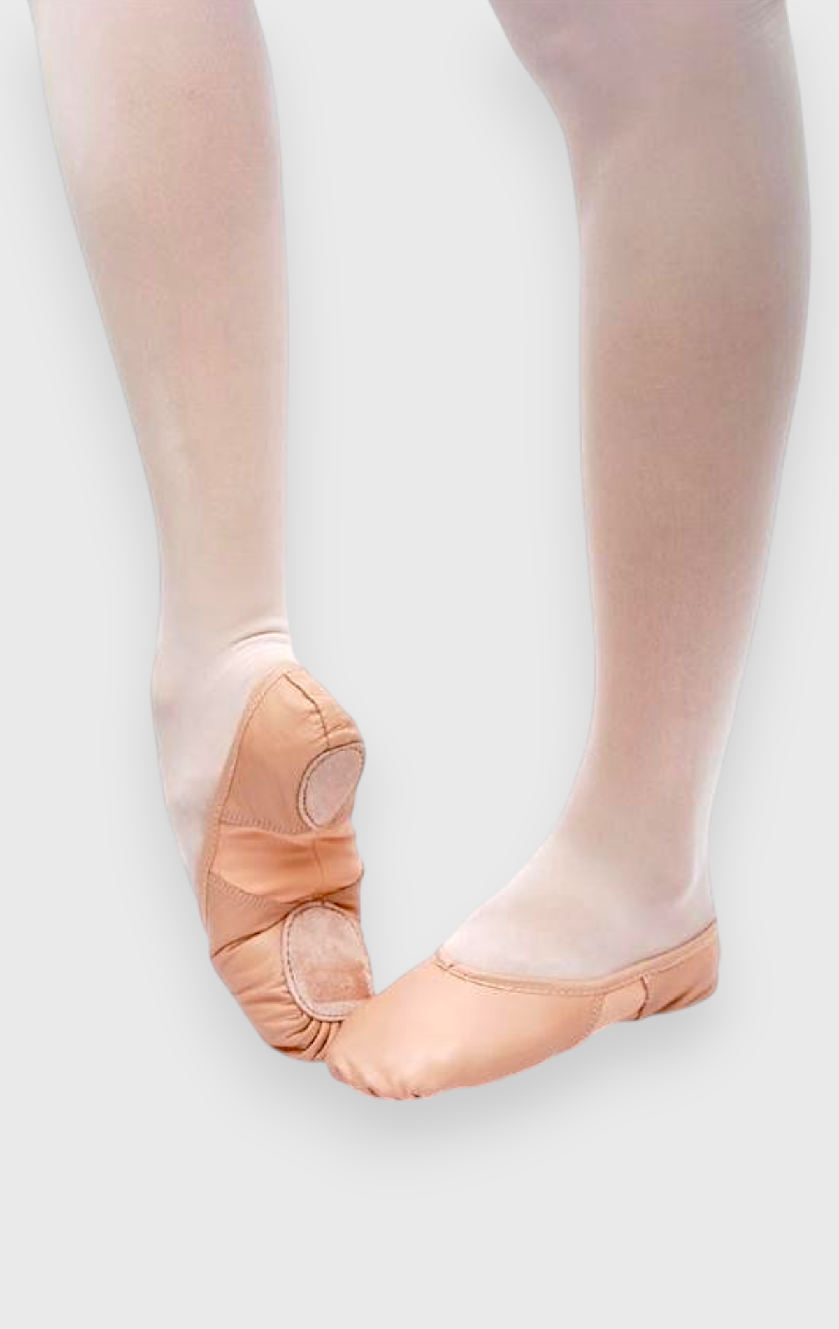Mezze punte in pelle con inserto elasticizzato So Dança