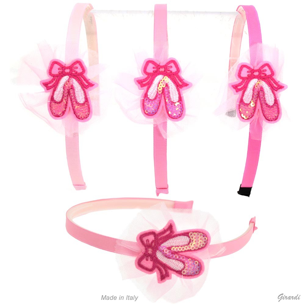 Cerchietto per capelli con scarpette danza