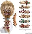 Fermaglio matic con strass colorati