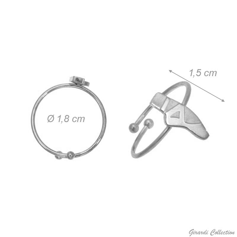 Anello Metallo Punta danza