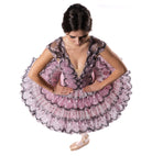 Tutù professionale a balze organza e merletto Paquita T427