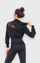 Crop top con cappuccio Capezio
