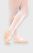 Mezze punte in pelle con bordo elastico Capezio LUNA