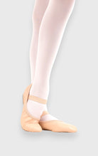 Mezze punte in pelle con bordo elastico Capezio LUNA