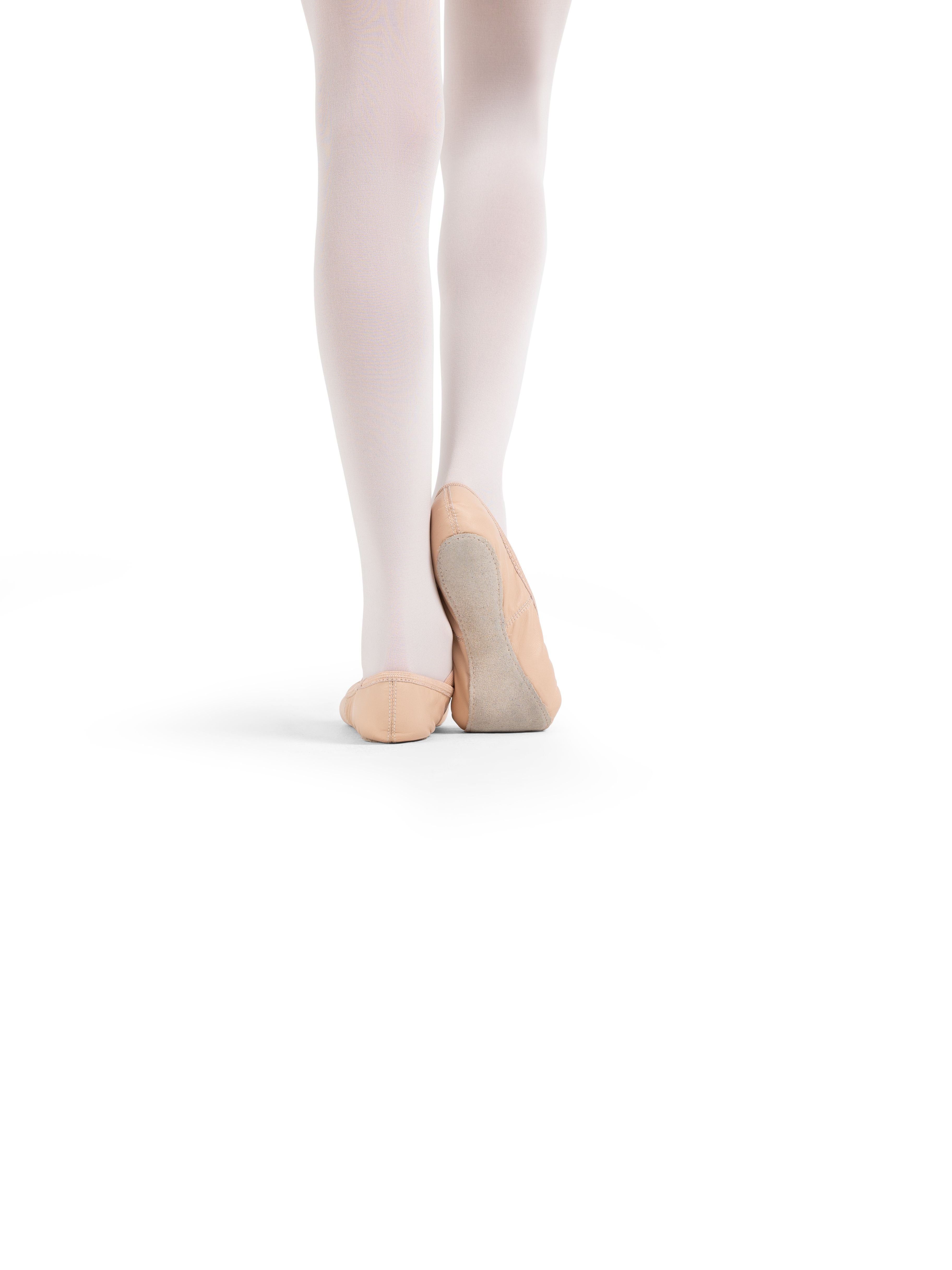 Mezze punte in pelle con bordo elastico Capezio LUNA