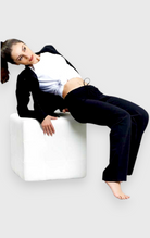 Pantaloni yoga larghi in cotone