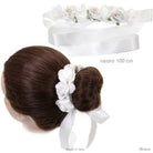 Fascia Nastro Con boccioli di fiore bianco