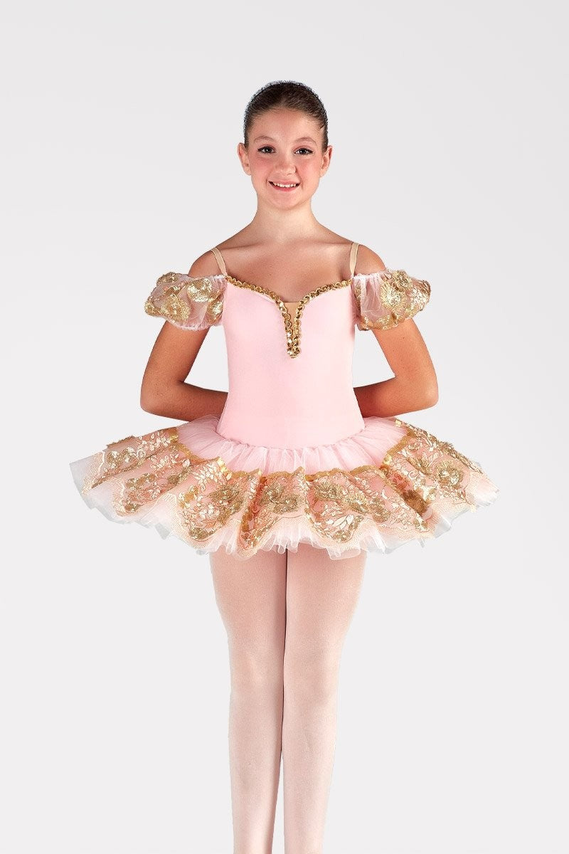 Tutù corto in Tulle Ricamato T524