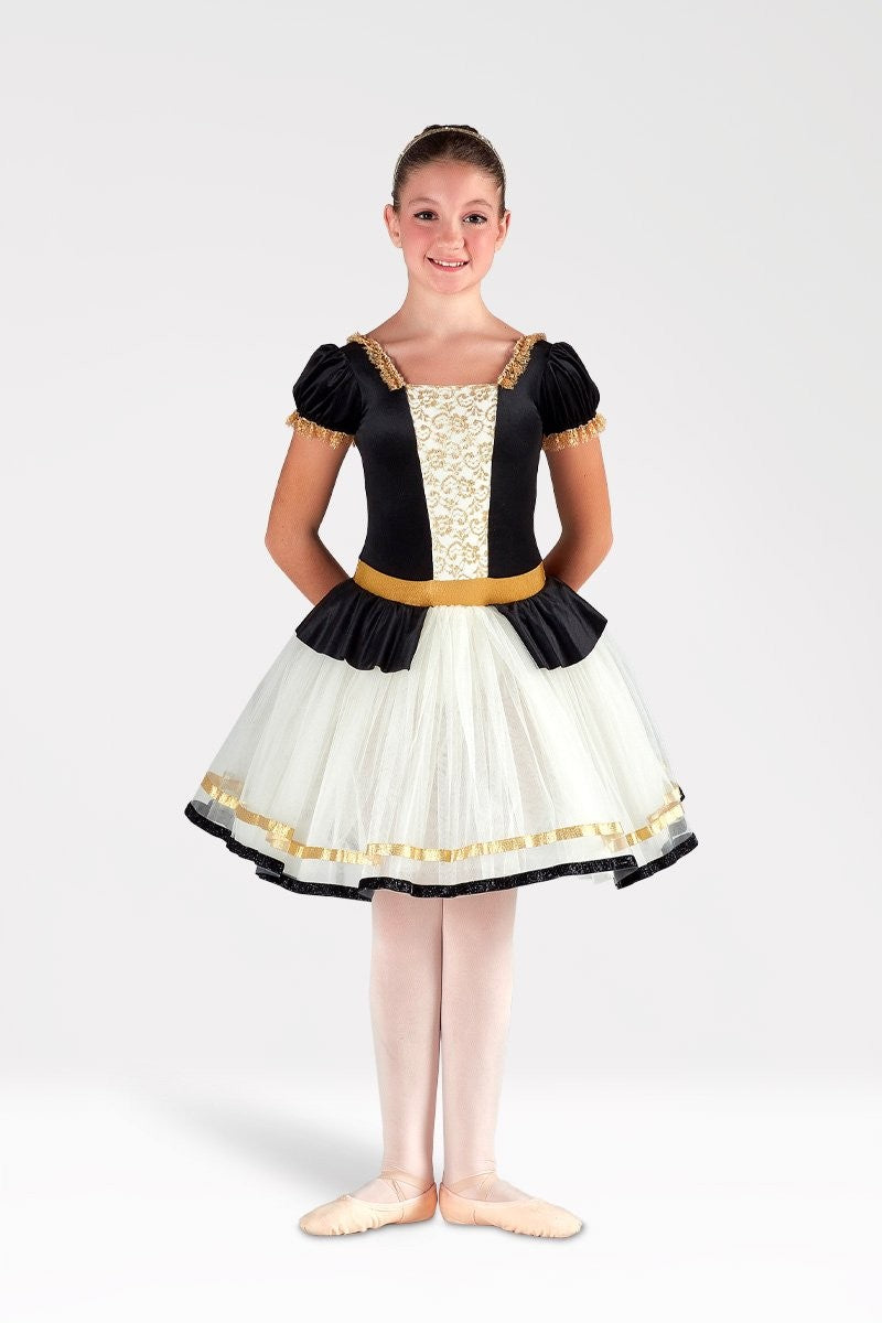 Tutù Mezzo Degas con Inserto Damascato T484