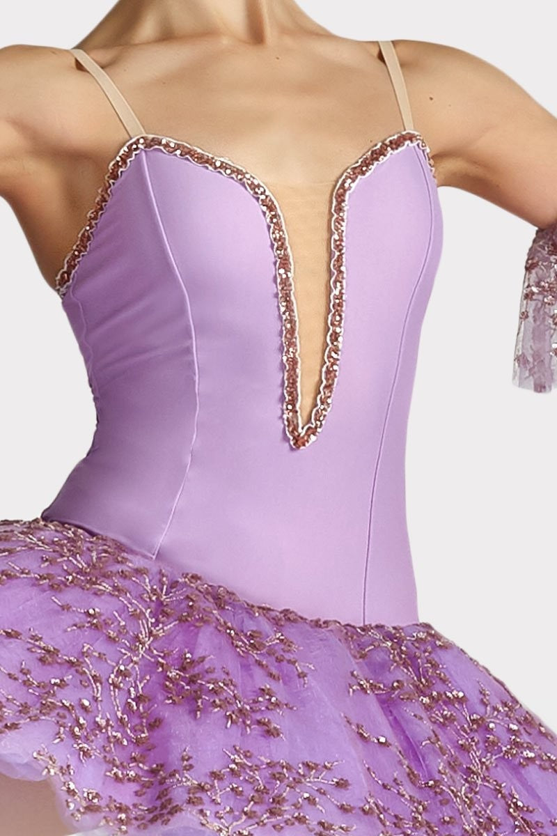 Tutù Semiprofessionale in Tulle Glitter P77