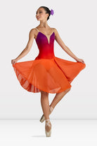 Body con gonna Degas C263-arancione