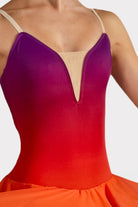 Body con gonna Degas C263-arancione